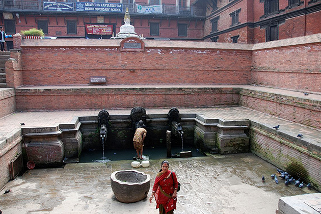 Do not brush your teeth with tap water in Kathmandu Nepal