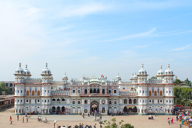 Janaki Mandir is a good place to see in Nepal