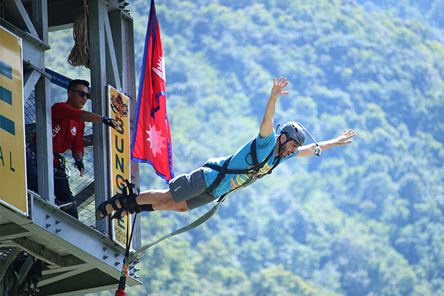 Bungee Jump - nepal tour itinerary 2020
