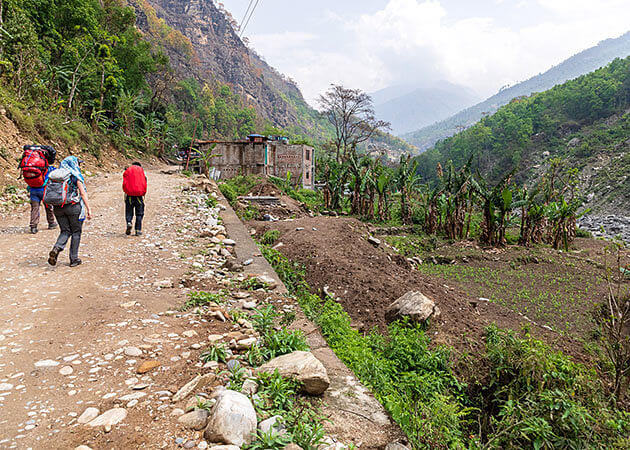 Soti Khola - manaslu circuit trek nepal