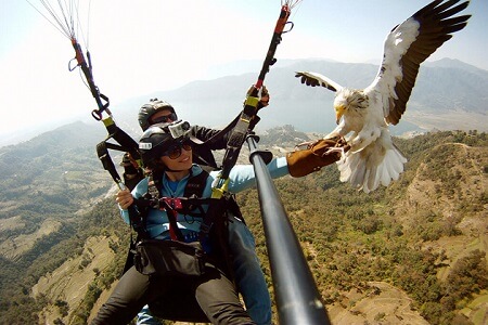 Paragliding in nepal - nepal adventure tours