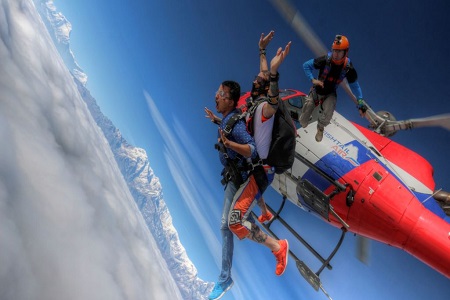 Pokhara Skydive - nepal adventure tours